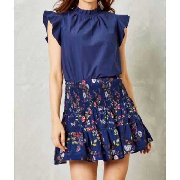 NEW CARTOLINA NANTUCKET kylie skirt in alpine wildflower